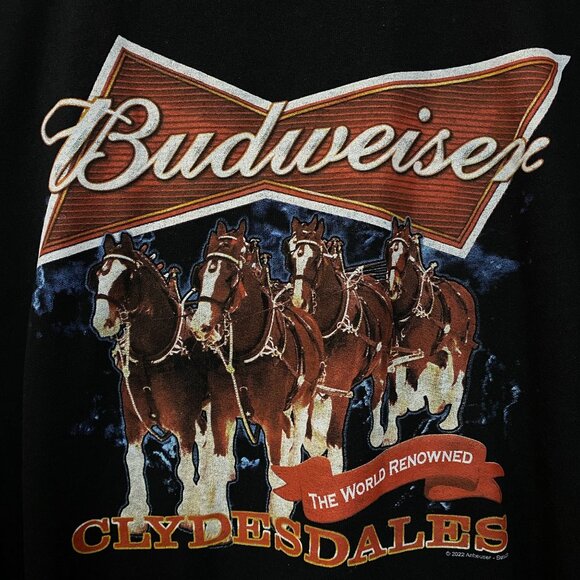 Junk Food Budweiser Clydesdales Beer Crewneck Sweater XL - Picture 2 of 4